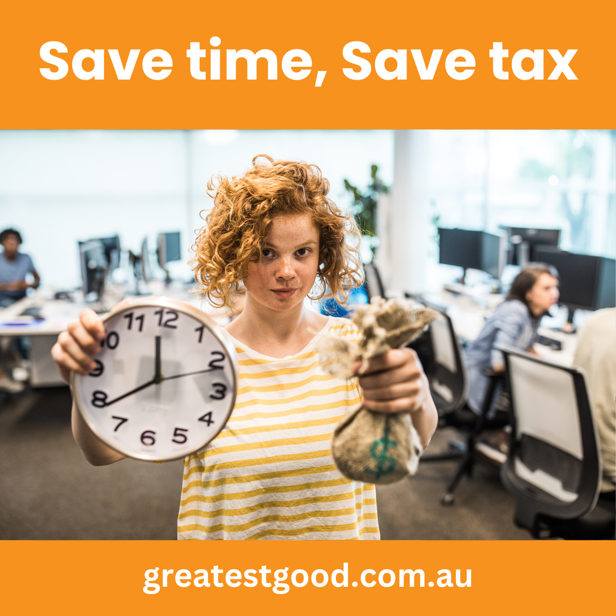 Save time, Save tax