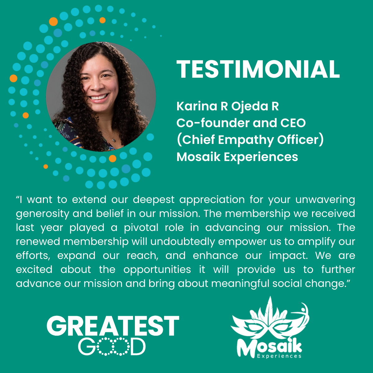 A few words from Mosaik Experiences