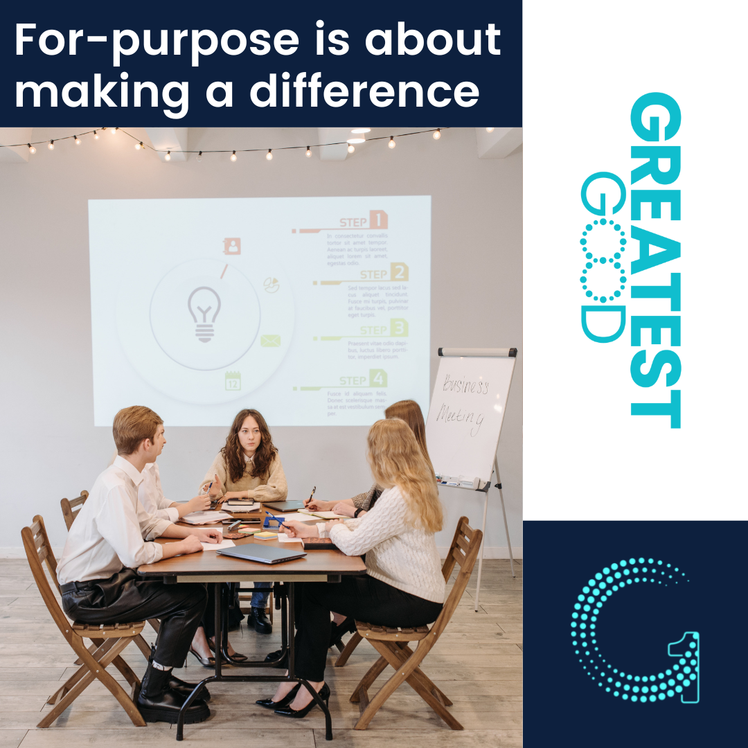 For-purpose is making a difference