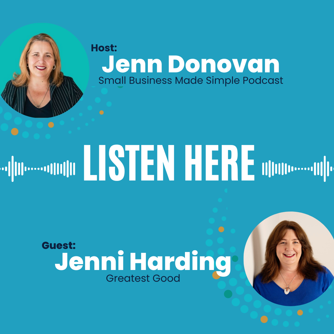 Jenni Harding featured on Small Business podcast