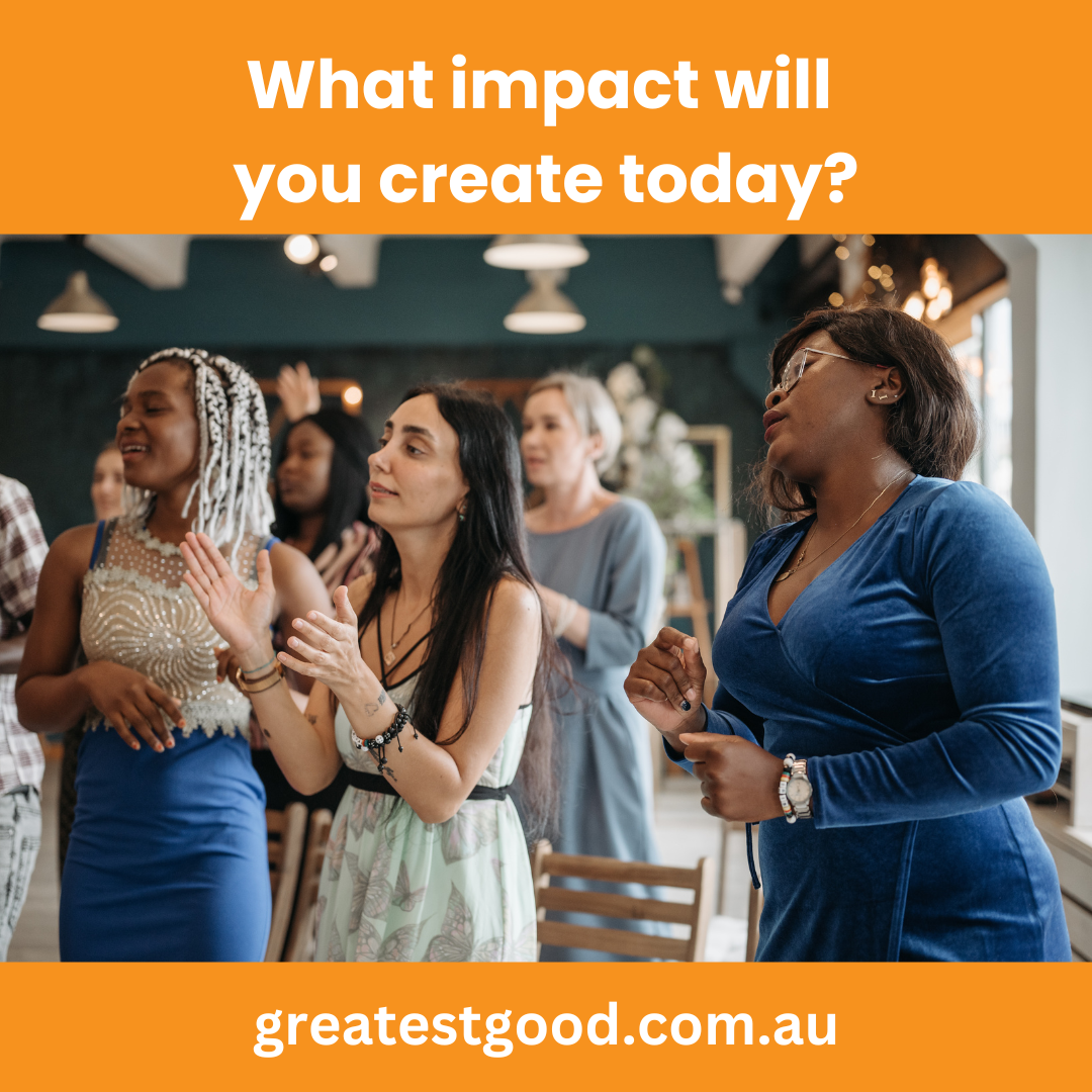 What impact will you create today
