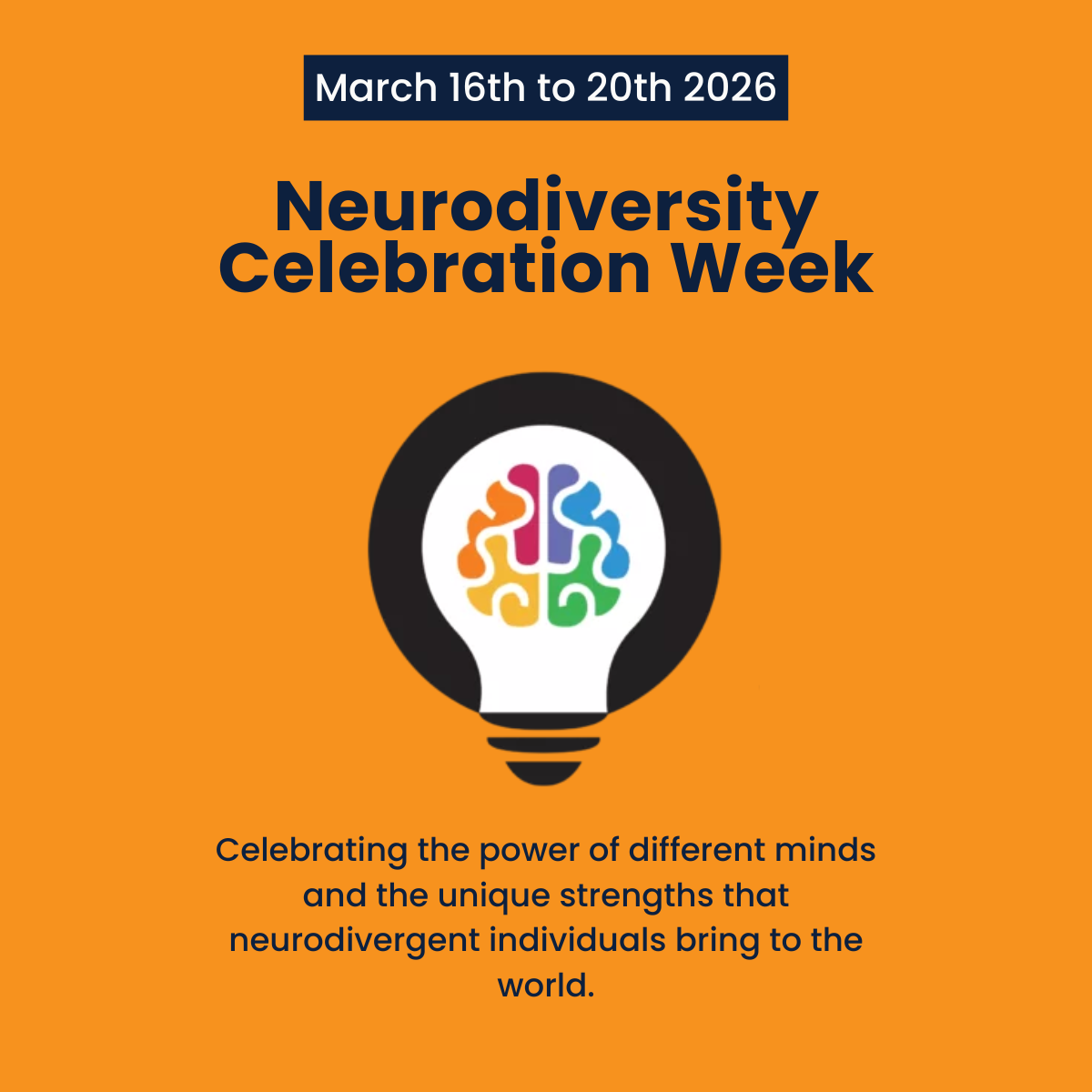 Neurodiversity Celebration Week 2026