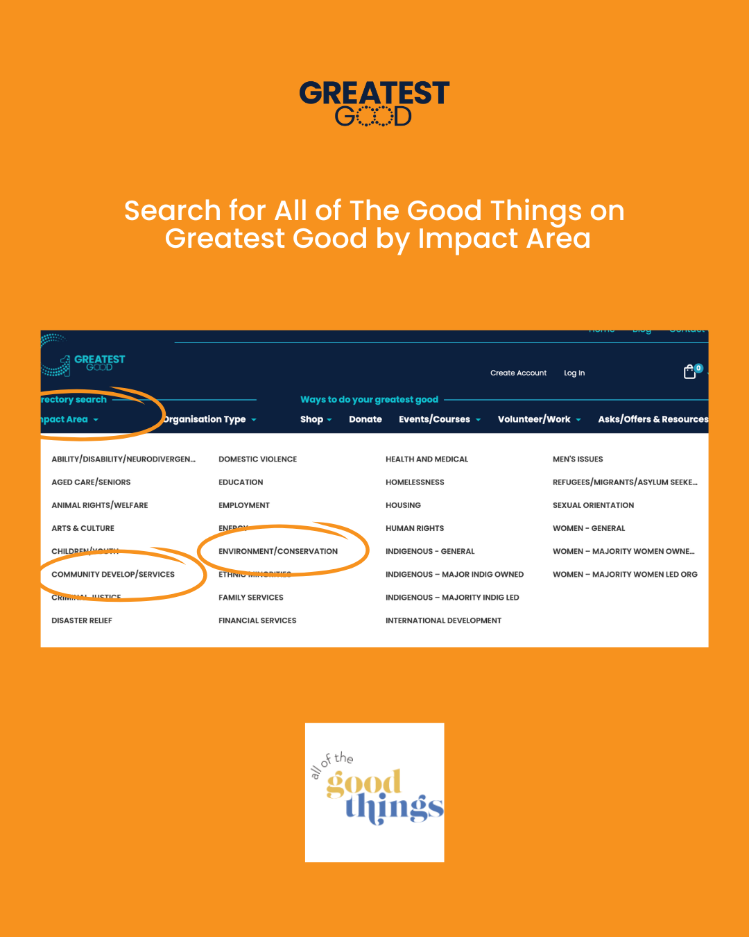 Shop ethically through Greatest Good