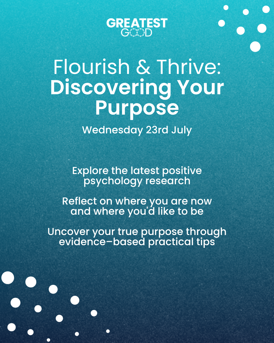 Flourish & Thrive: Discovering Your Purpose