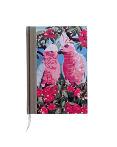Space2b Handmade Artisan Notebook - Pink Galah