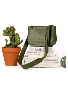 Texcoco Collective Leon Crossbody Bag-Green